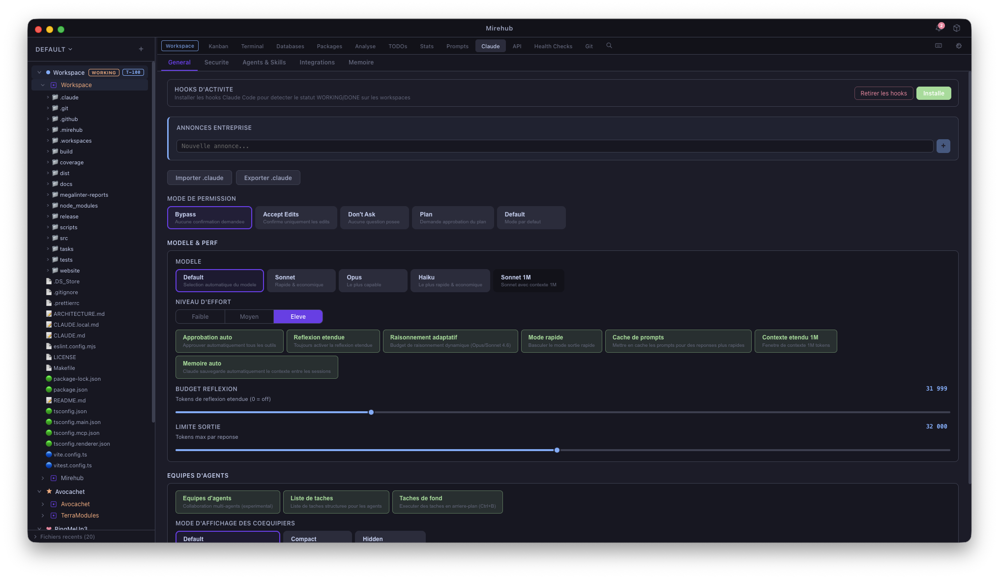 Claude Code dans un terminal split